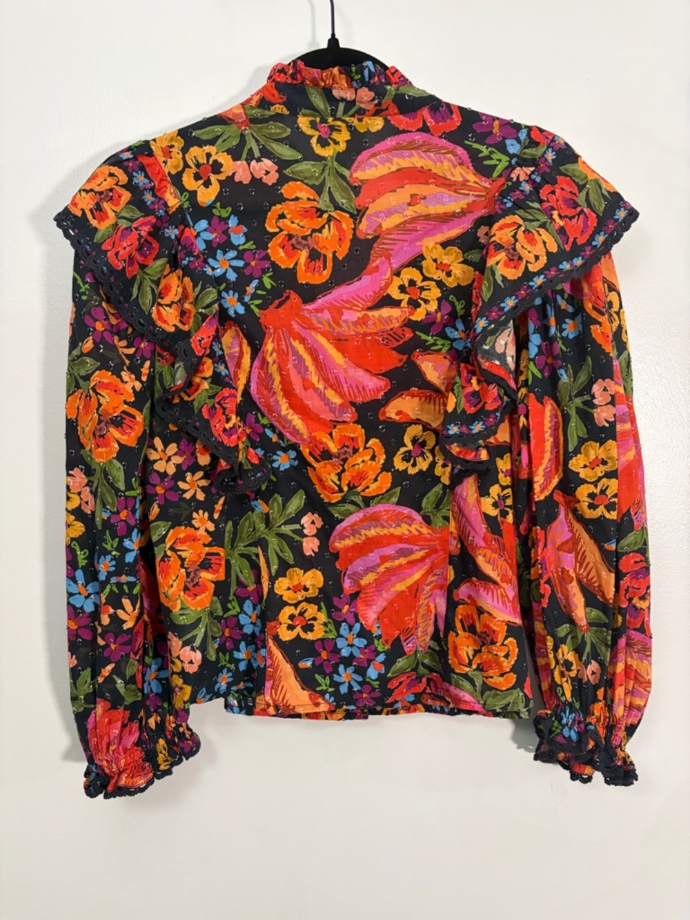 Farm Rio Red Spring Bananas Blouse - Picture 3 of 11